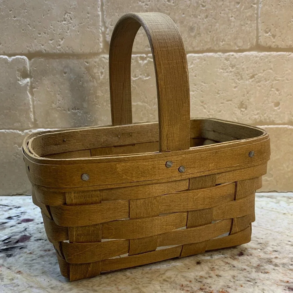 Vintage Longaberger Small Basket 1984